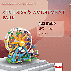 JAKI JK2180 Creator Expert 3 IN 1 SISSI'S Amusement Park