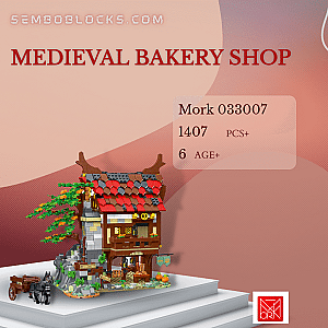MORK 033007 Modular Building MEDIEVAL BAKERY Shop