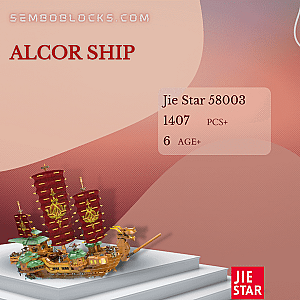 JIESTAR 58003 Creator Expert ALCOR Ship