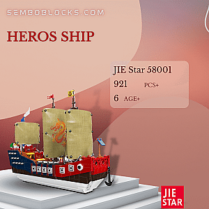 JIESTAR 58001 Creator Expert Heros Ship