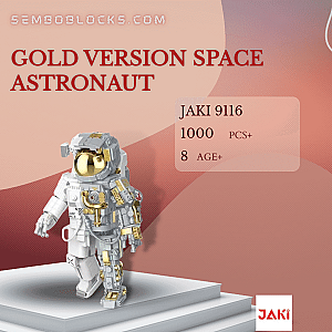 JAKI 9116 Creator Expert Gold Version Space Astronaut