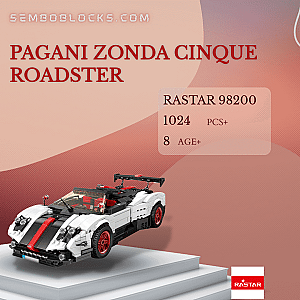 Rastar 98200 Technician Pagani Zonda Cinque Roadster