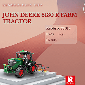 REOBRIX 22015 Technician John Deere 6130 R Farm Tractor