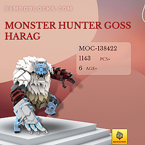 MOC Factory 138422 Movies and Games Monster Hunter Goss Harag