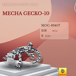 MOC Factory 89407 Creator Expert Mecha Gecko-10
