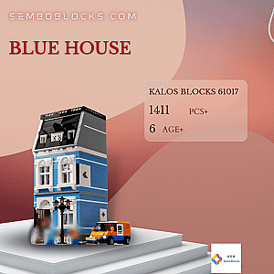 KALOS BLOCKS 61017 Modular Building Blue House