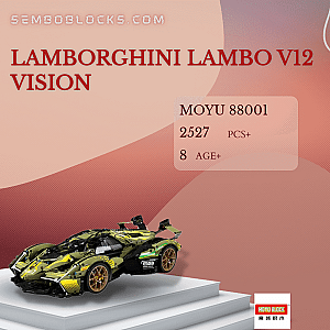 MOYU 88001 Technician Lamborghini Lambo V12 Vision