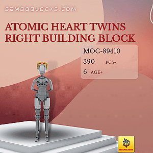 MOC Factory 89410 Movies and Games Atomic Heart Twins Right Building Block