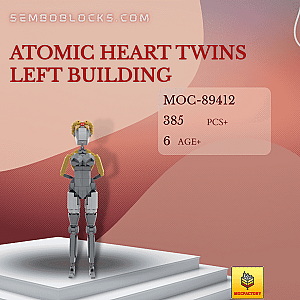 MOC Factory 89412 Movies and Games Atomic Heart Twins Left Building