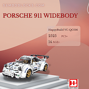 HAPPY BUILD YC-QC016 Technician Porsche 911 Widebody