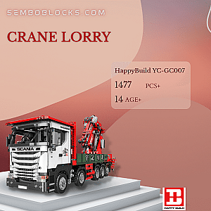 HAPPY BUILD YC-GC007 Technician Crane Lorry