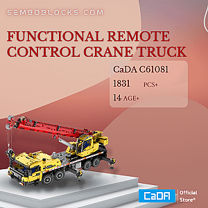 CaDa C61081 Technician Functional Remote Control Crane Truck