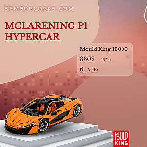 MOULD KING 13090 Technician McLarening P1 Hypercar