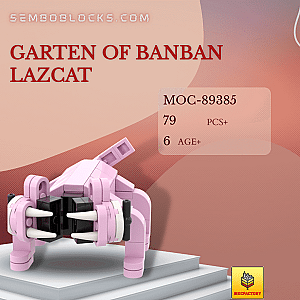 MOC Factory 89385 Movies and Games Garten of Banban Lazcat