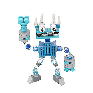 MOC Factory 89389 Movies and Games My Singing Monsters Wubbox Light Blue