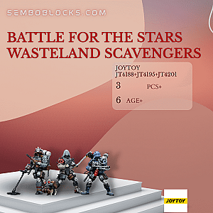Joytoy JT4188+JT4195+JT4201 Creator Expert Battle for the Stars Wasteland Scavengers