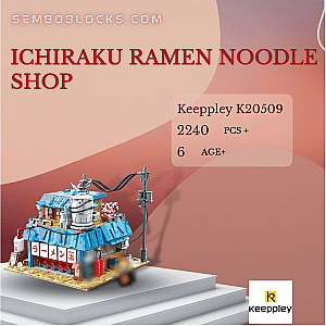 Keeppley K20509 Modular Building Ichiraku Ramen Noodle Shop