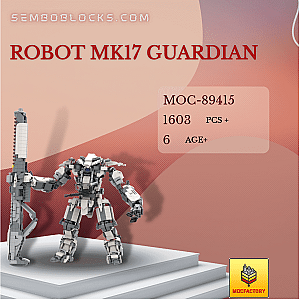 MOC Factory 89415 Creator Expert Robot MK17 Guardian