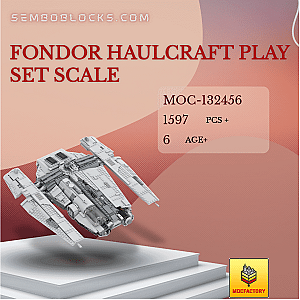 MOC Factory 132456 Star Wars Fondor Haulcraft Play Set Scale