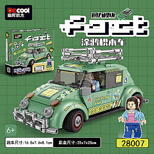 DECOOL / JiSi 28007 Technician Retro Beetle Pull Back Car
