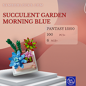 Pantasy 15100 Creator Expert Succulent Garden Morning Blue