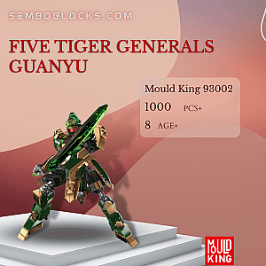 MOULD KING 93002 Creator Expert Five Tiger Generals GuanYu