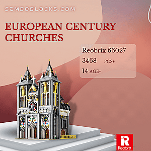 REOBRIX 66027 Modular Building European Century Churches