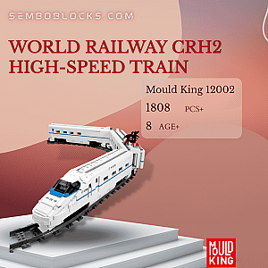 MOULD KING 12002 Technician World Railway CRH2 High-speed Train