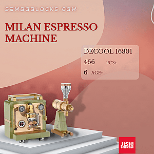 DECOOL / JiSi 16801 Creator Expert Milan Espresso Machine
