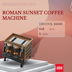 DECOOL / JiSi 16806 Creator Expert Roman Sunset Coffee Machine
