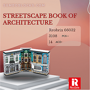 REOBRIX 66032 Creator Expert Streetscape Book of Architecture