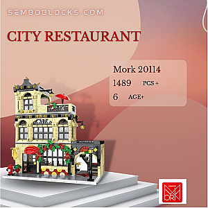 MORK 20114 Modular Building City Restaurant