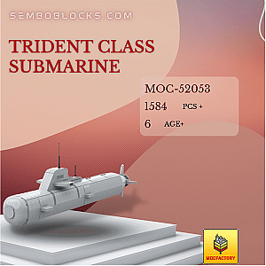 MOC Factory 52053 Technician Trident Class Submarine