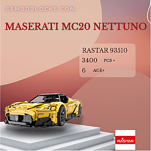 Rastar 93510 Technician Maserati MC20 Nettuno