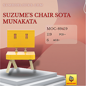MOC Factory 89419 Creator Expert Suzume's Chair Sota Munakata