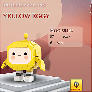 MOC Factory 89422 Movies and Games Yellow Eggy