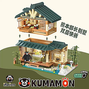 PANLOSBRICK 880018 Modular Building Kumamon Japanese House