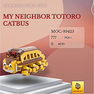 MOC Factory 89425 Movies and Games My Neighbor Totoro CatBus