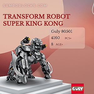GULY 80501 Movies and Games Transform Robot Super King Kong