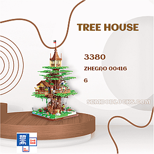 ZHEGAO 00416 Creator Expert Tree House