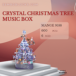 MAGIC SQUARE 9188 Creator Expert Crystal Christmas Tree Music Box