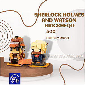 Pantasy 99101 Creator Expert Sherlock Holmes and Watson Brickhead
