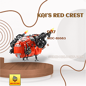 MOC Factory 81683 Movies and Games Kai´s Red Crest