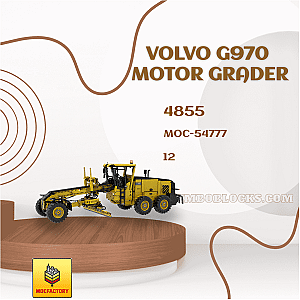 MOC Factory 54777 Technician Volvo G970 Motor Grader