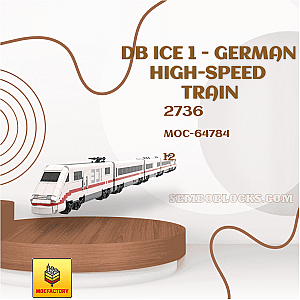 MOC Factory 64784 Technician DB ICE 1 - German High-Speed Train