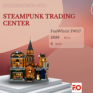 FunWhole F9017 Creator Expert Steampunk Trading Center