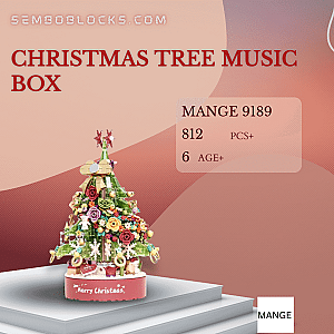 MANGE 9189 Creator Expert Christmas Tree Music Box