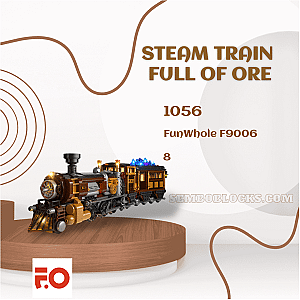 FunWhole F9006 Technician Steam Train Full Of Ore