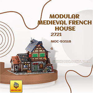 MOC Factory 93518 Modular Building Modular Medieval French House