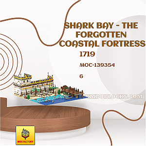 MOC Factory 139354 Creator Expert Shark Bay - The Forgotten Coastal Fortress